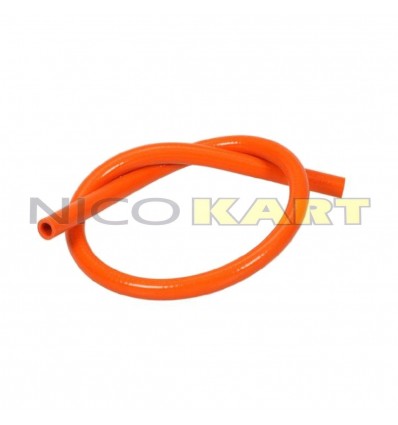 Manicotto in silicone dritto L.1200mm colore arancione