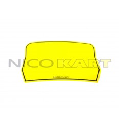 Tabella adesiva gialla per paraurti posteriore 100/KF/OK/KZ