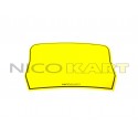 Tabella adesiva gialla per paraurti posteriore 100/KF/OK/KZ